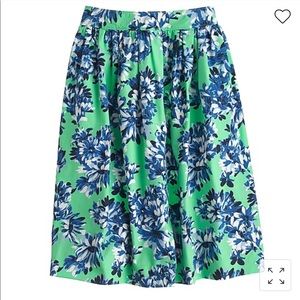 J. Crew Patio Skirt in Photo Floral